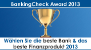 BankingCheck Award 2013