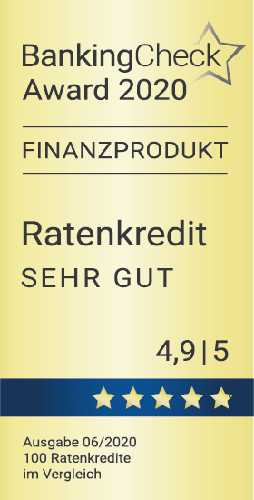 BankingCheck Award 2020