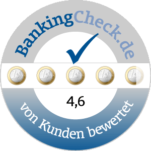 BankingCheck User-Siegel: 4,6