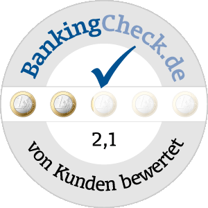 BankingCheck User-Siegel: 2,1