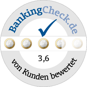 BankingCheck User-Siegel: 3,6